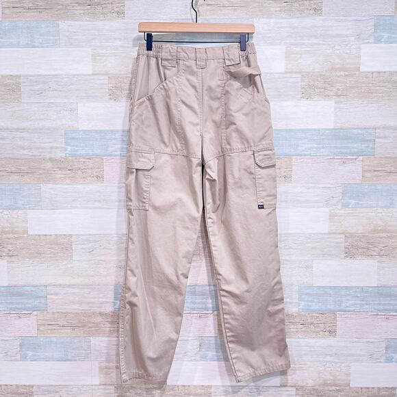 5.11 TACTICAL Cotton Canvas Pants Khaki Cargo Straight Leg Workwear Womens 8 - Picture 3 of 6